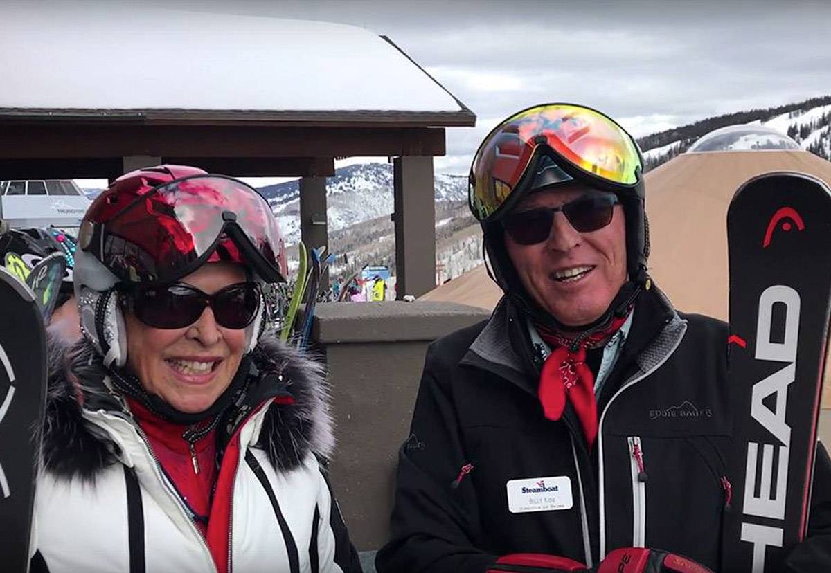 Billy Kid and CP Visor Ski Helmets