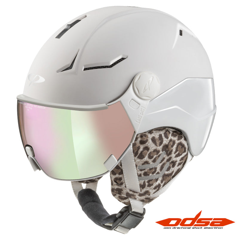 comstock ski & snowboard helmet Snow White Visor Ski Helmets The Coya+ #809 From CP Sports