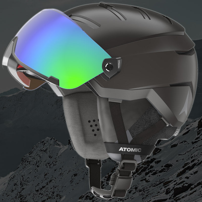 Atomic Savor Visor Ski Helmet Black