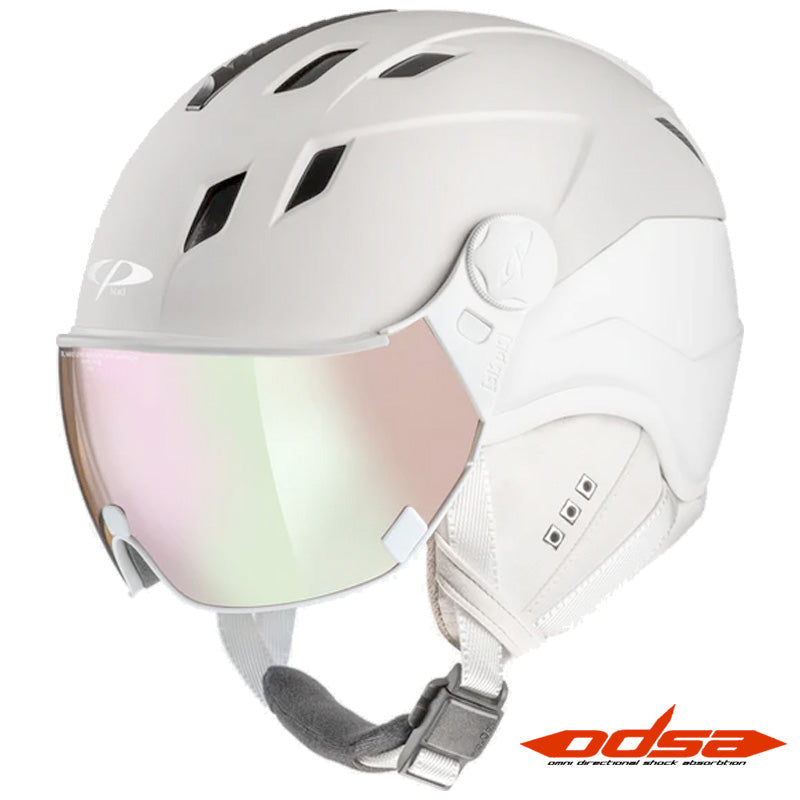 CP Corao Plus Cashmere Sand Visor Ski Helmet #431