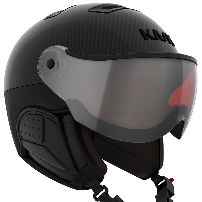 Kask Elite Carbon Visor Ski Helmet in Black