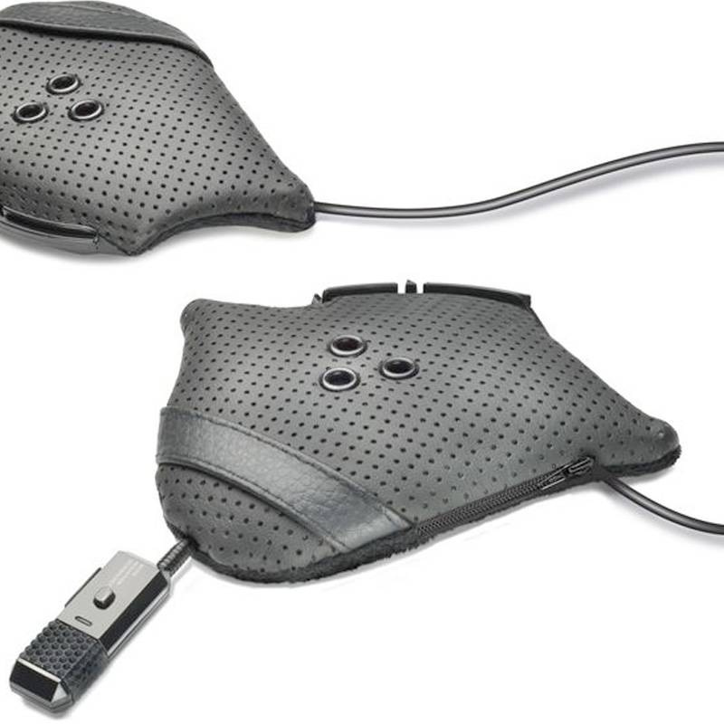 Visor Ski Helmet Audio Earflaps Black