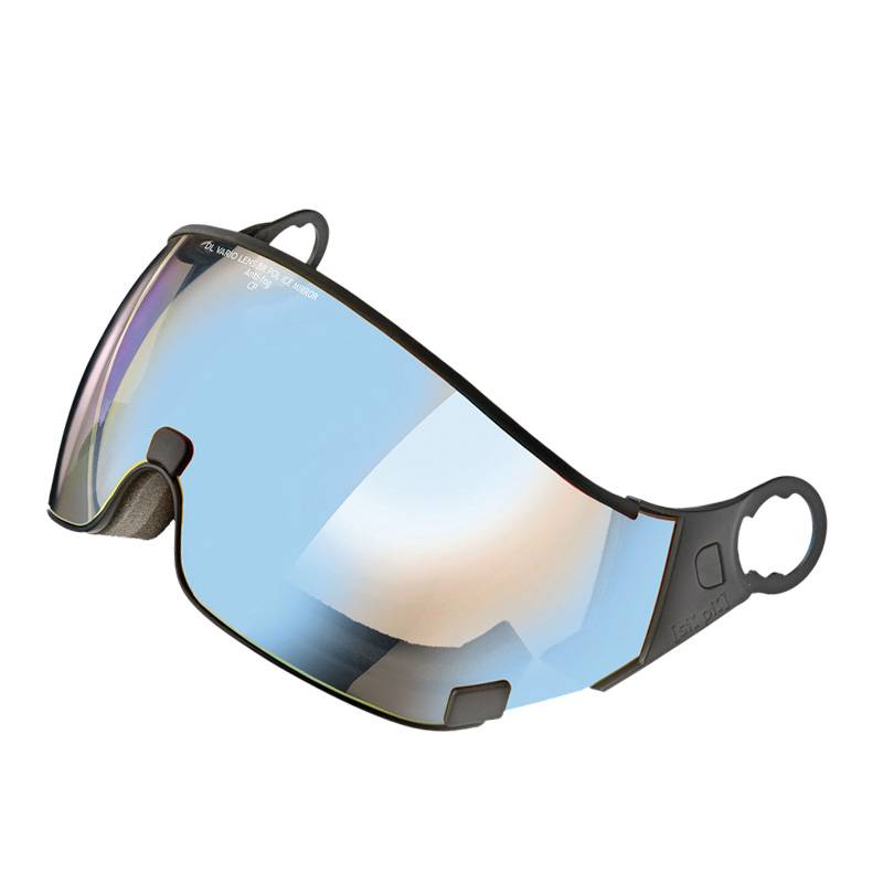 ice blue ski helmet visor