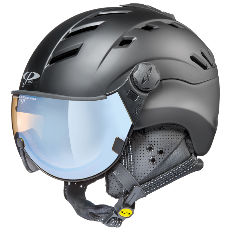 Camurai Black Men's Visor Ski Helmet 10216