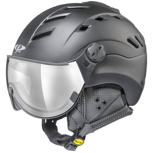 Cool Black Visor Ski Helmet on Sale