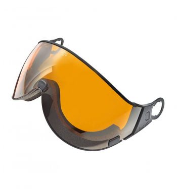 orange visor ski helmet visor