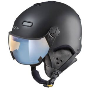 carachillo visor ski helmet blue lens