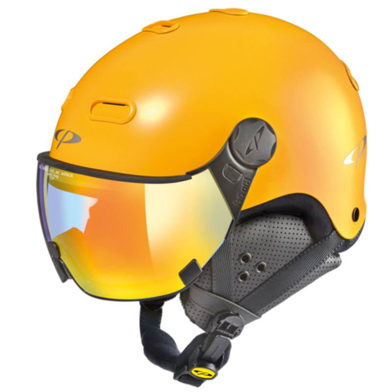 carichillo yellow visor ski helmet 78527