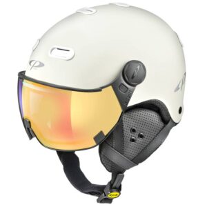 cp carachillo off white visor ski helmet