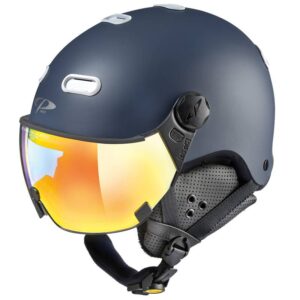 Blue carachillo 78427 visor-ski helmet