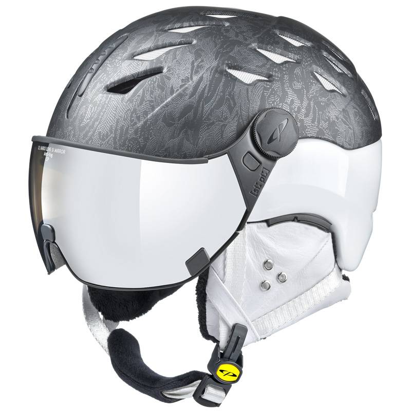 Visor Ski Helmet With Pattern