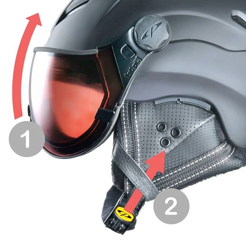 how to change ski helmet earflaps