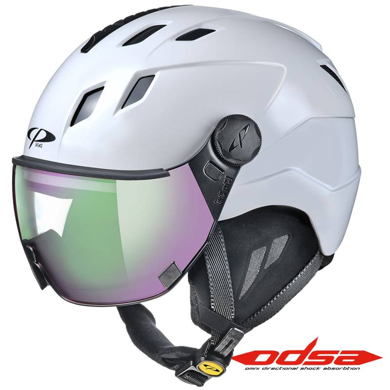 Women's Ski Helmet With Visor
