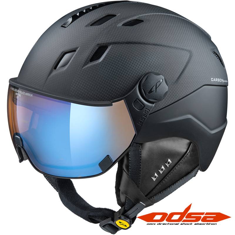 Carbon Ski Helmet with Visor
