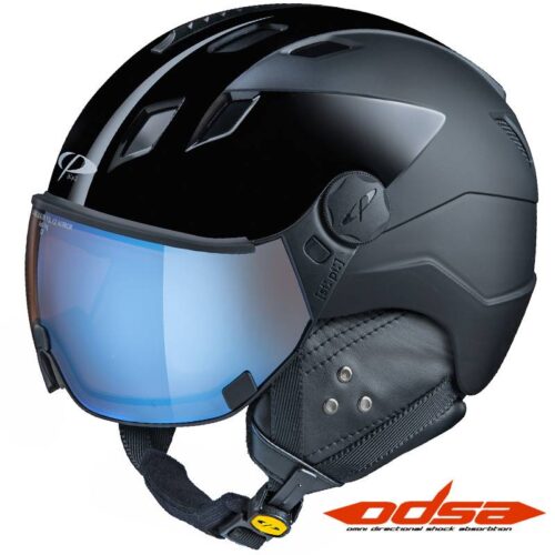CP Coroa Cashmere Black Visor Ski Helmet 416
