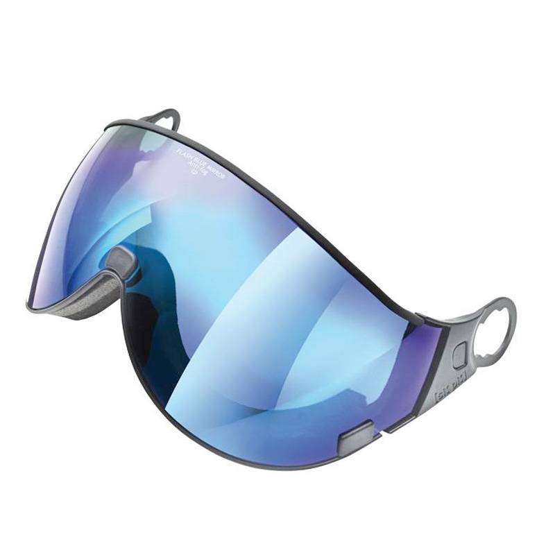Flash Blue Ski Helmet Visor Lens