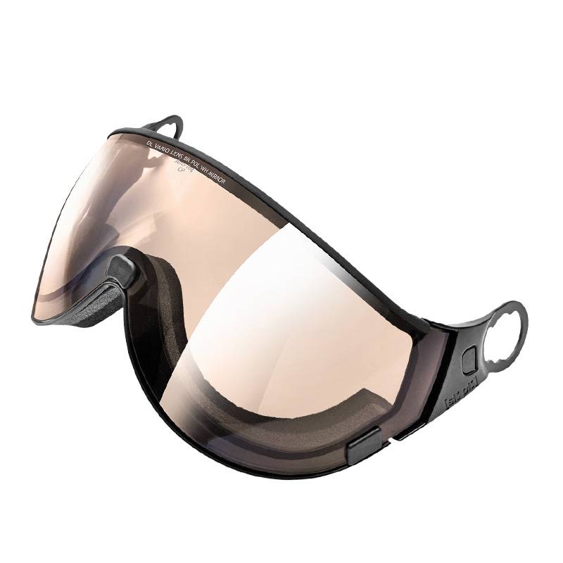 Brown Visor Ski Helmet Lens