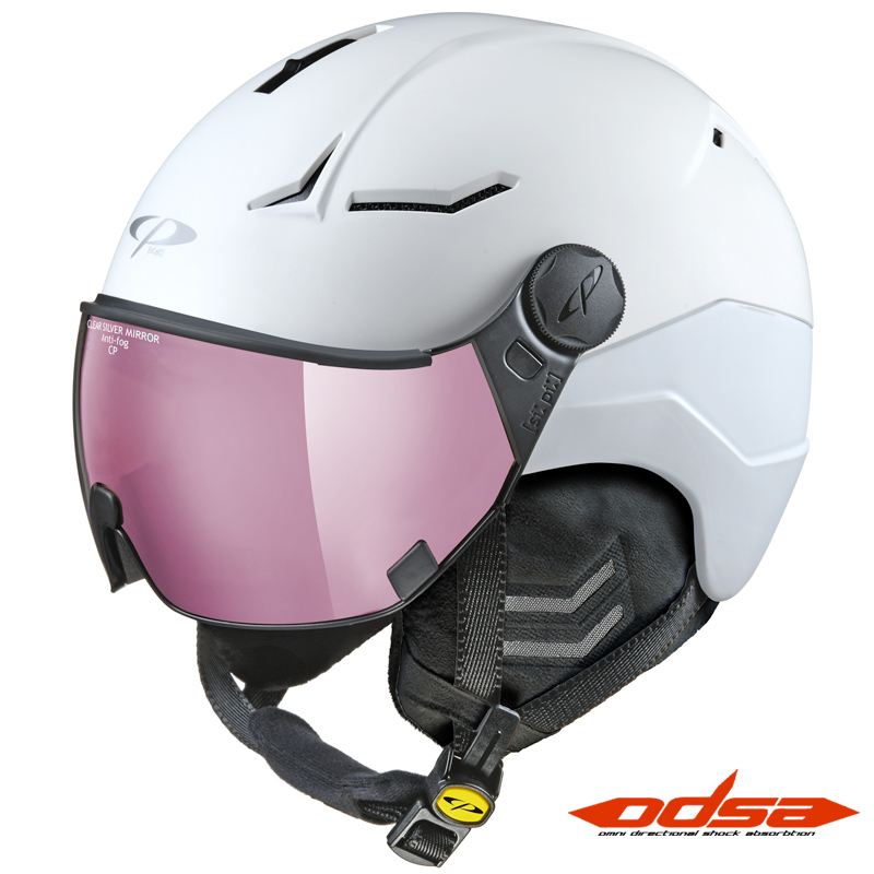 Coya+ Visor Ski Helmet in White