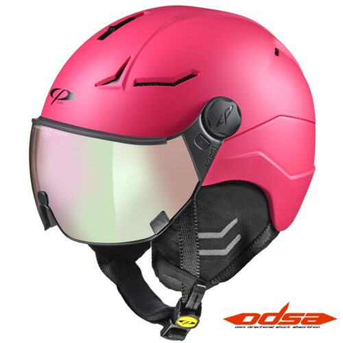 Coya+ Women's Visor Ski Helmet in Pink