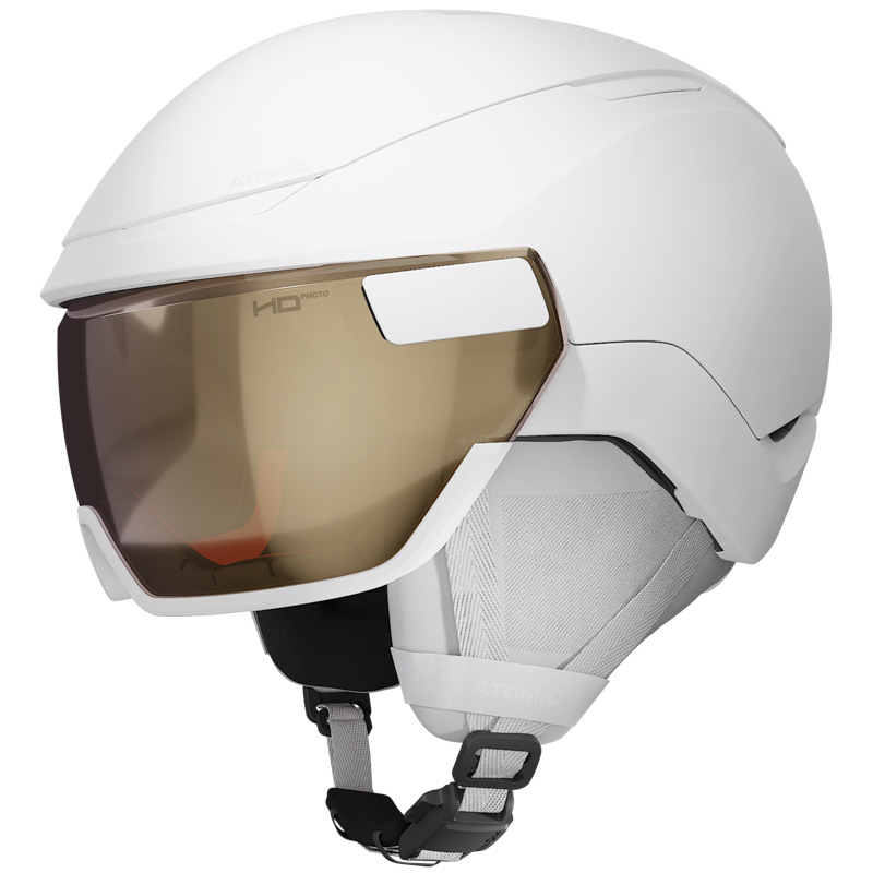 Atomic Revent GT Amid Visor Ski Helmet HD In White