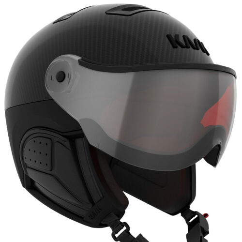 Kask Elite Carbon Visor Ski Helmet in Black