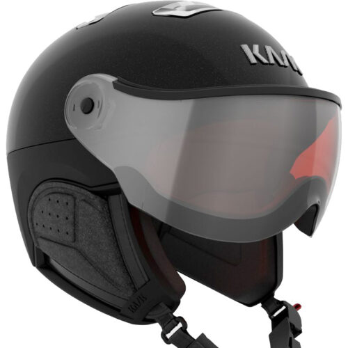 Kask Visor Ski Helmet Chrome in Black / Silver