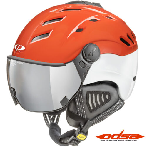 CP 12502 Camurai Red Visor Ski Helmet